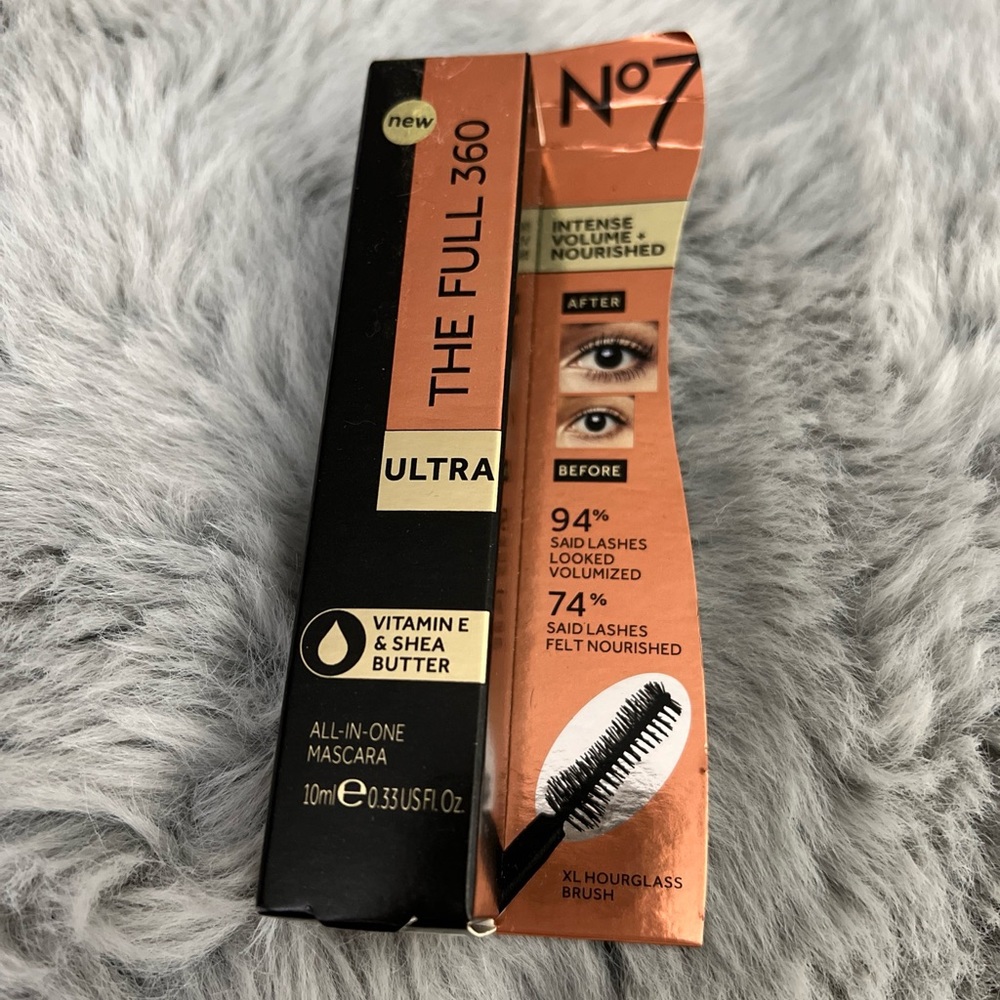 No7 The Full 360 All-In-One Mascara BLACK 0.33oz - New in Box
